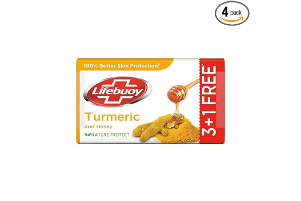 Lifebuoy Turmeric & Honey Soap,100 g (Pack of 4)