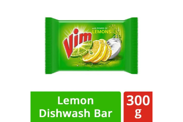 Vim Dishwash Bar - Lemon, 300 g