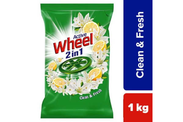 Wheel Green Lemon & Jasmine Detergent, 1kg