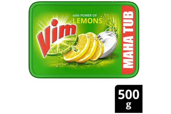 Vim Dishwash Bar - Lemon, 500gm