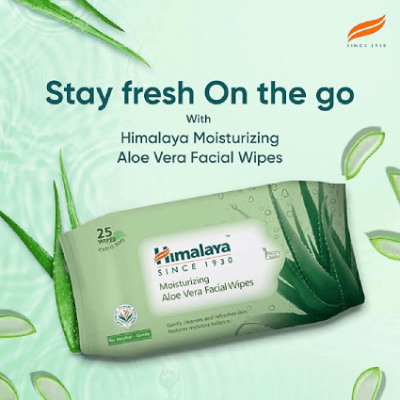 Himalaya Aloevera Wipes 25 ps