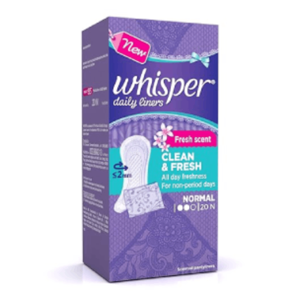 Whisper Daily Liners 20 n