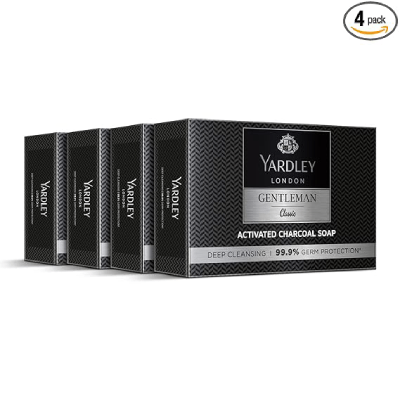 Yardley Charcoal Soap 100 g Pack of 4