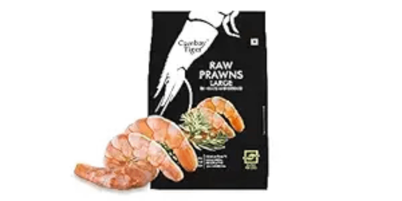 Cambay Tiger Raw Prawns Jumbo 300 g