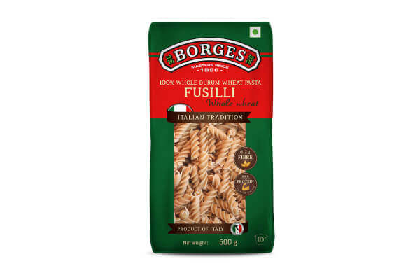 Borges whole wheat Fusilli 500gm