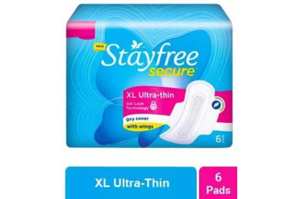 Stayfree Secure Dry Ultra Thin XL 6 N