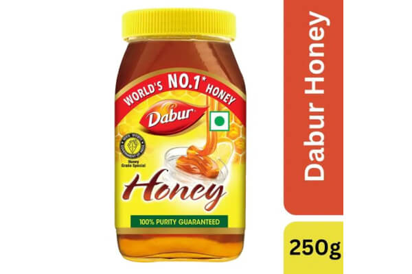 Dabur Honey - 250gm | 100% Pure | World's No.1 Honey Brand