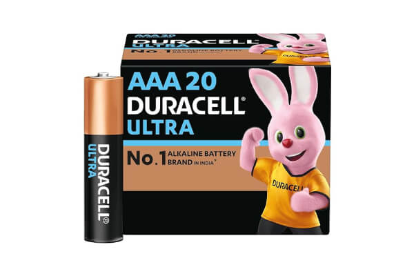 Duracell Ultra Alkaline Battery AAA - 20 Pieces