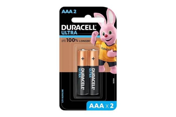Duracell Ultra Alkaline Battery AAA - Pack of 2
