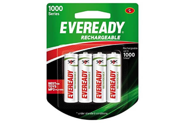 Eveready Rechargeable AA Battery Cell, 04 Pieces Pack