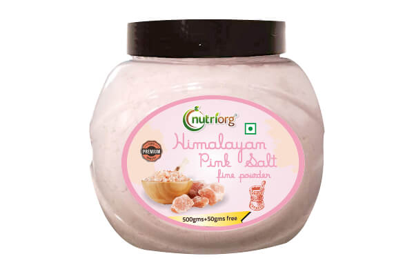 Nutriorg Pink Salt 550gm