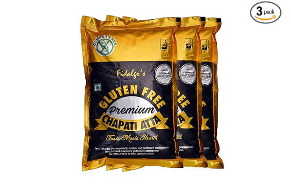 Fidalgo's Gluten Free Premium Chappati Atta (1KG x 3)