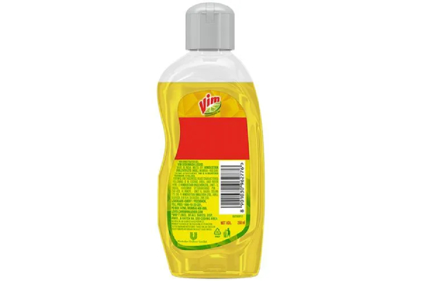 Vim Dishwash Liquid Gel - Lemon, 250ml