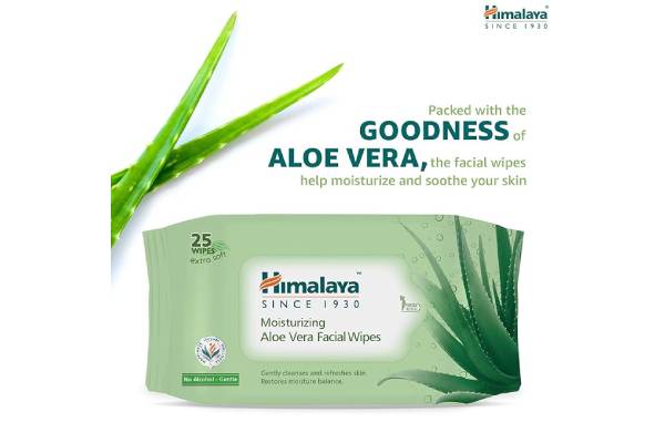 Himalaya Aloevera Wipes 25s