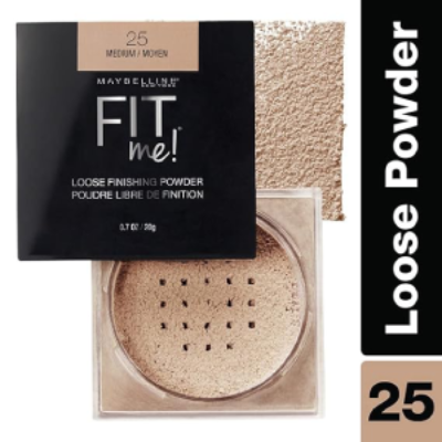 Mayblene Fit Me Powder 25 Medium, 20G, Cream