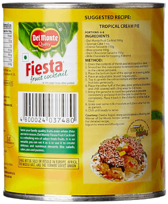 Del Monte Pinaple / Frt Cktl 850 g