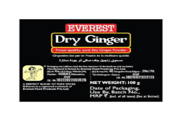 EVE DRY GINGER PDR  100 g