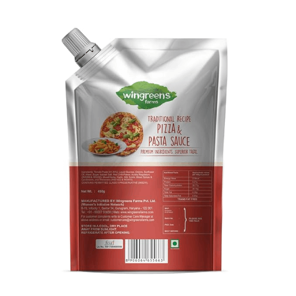 Wingreen Pizza & Pasta Sauce 450 g