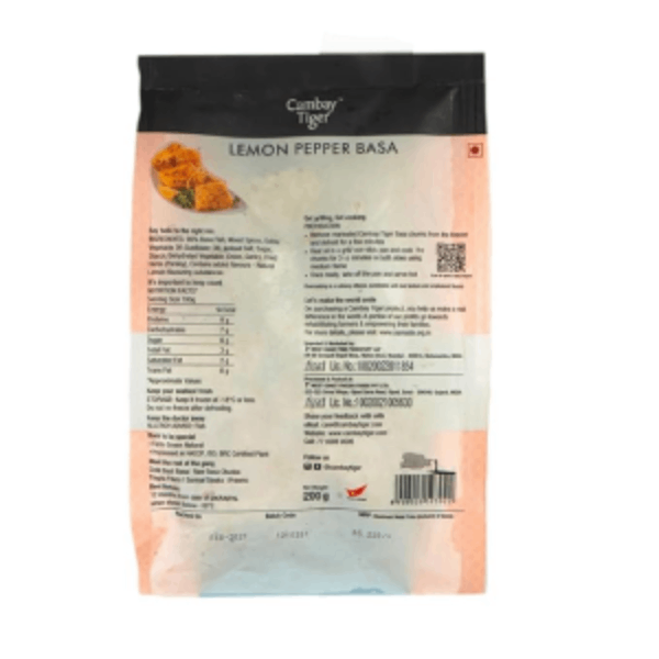 Cambay Tiger Lemon Pepper Basa 200 g