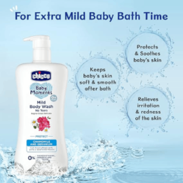 Chicco Mild Body Wash NoTears Refr 500 ml