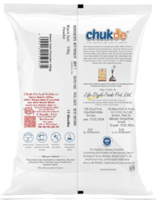 CHUK DE BLACK SALT POWDER 200 g