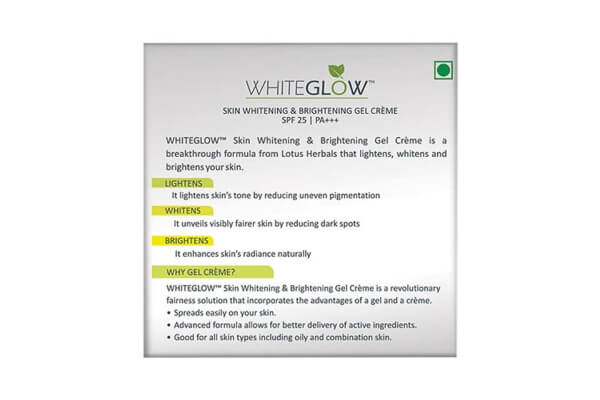 Lotus White Glow Gel Creme60g
