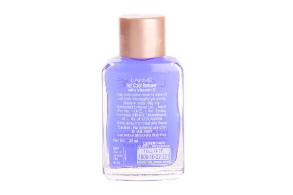 Lakme nail color remover