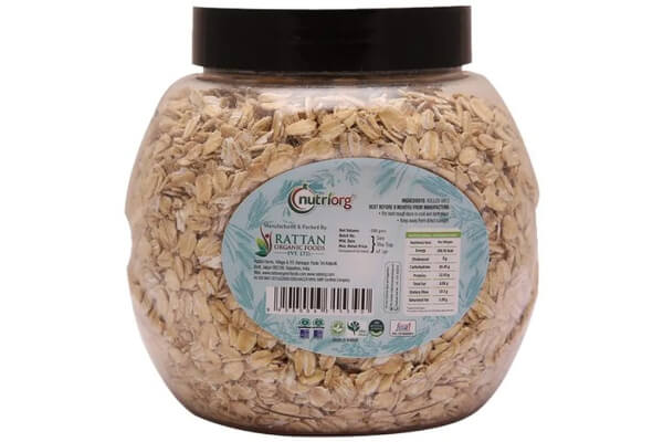Nutri Org Rolled Oats 500g