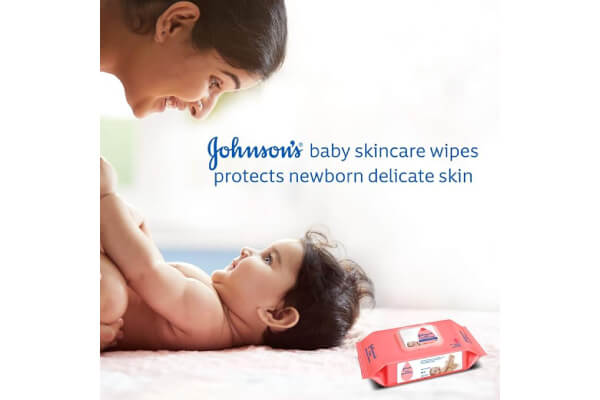 Johnson's Baby Wipes (80 wet wipes)