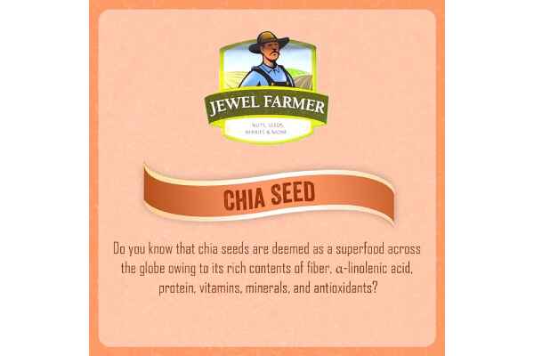Jewel Farmer Chia Seeds 250g